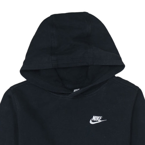 Nike Boys Black XL Pullover Hoodie Fleece Sweatshirt with Logo