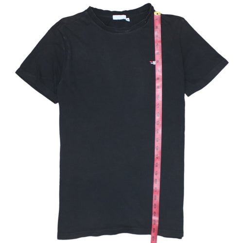 FILA Men's Black Crew Neck Short Sleeve Cotton T-Shirt M