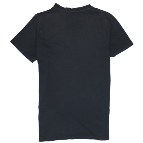 FILA Men's Black Crew Neck Short Sleeve Cotton T-Shirt M
