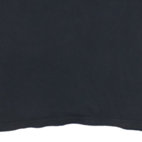 FILA Men's Black Crew Neck Short Sleeve Cotton T-Shirt M