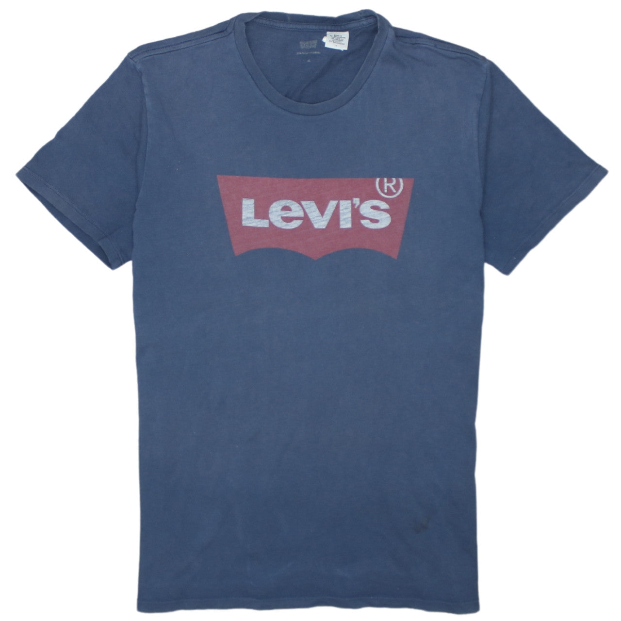 Levi's Men's Blue Graphic Logo Crew Neck T-Shirt Size M