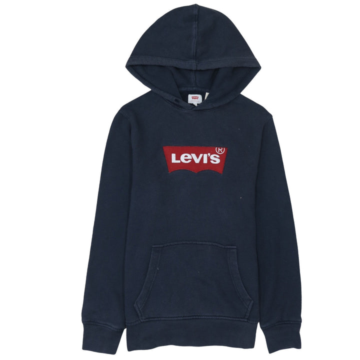 Levi's Men's Blue Pullover Hoodie Small Classic Logo Sweatshirt