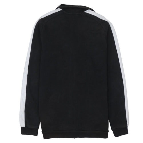 Puma Mens Black Small Track Jacket Full Zip Athletic Top