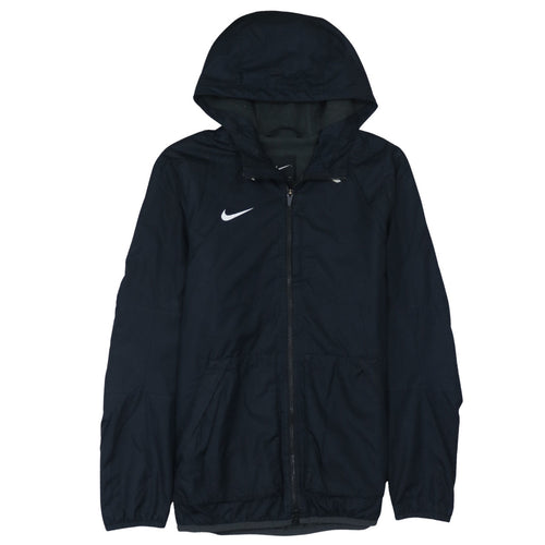 Nike Men’s Black Hooded Windbreaker Jacket S Sports Casual