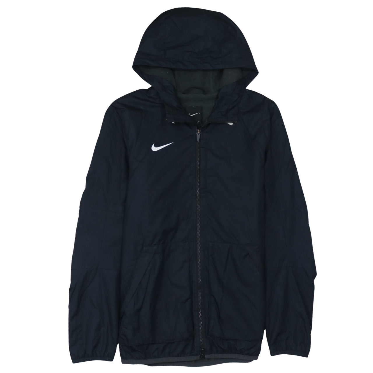 Nike Men’s Black Hooded Windbreaker Jacket S Sports Casual