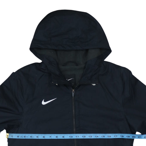 Nike Men’s Black Hooded Windbreaker Jacket S Sports Casual
