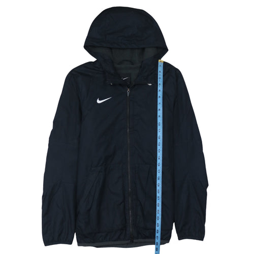 Nike Men’s Black Hooded Windbreaker Jacket S Sports Casual