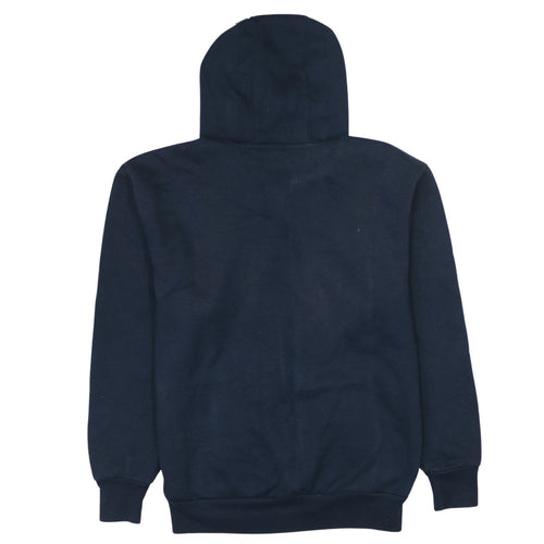 Slazenger Boys Blue Full Zip Hoodie 13 Years Cotton Fleece Sportswear