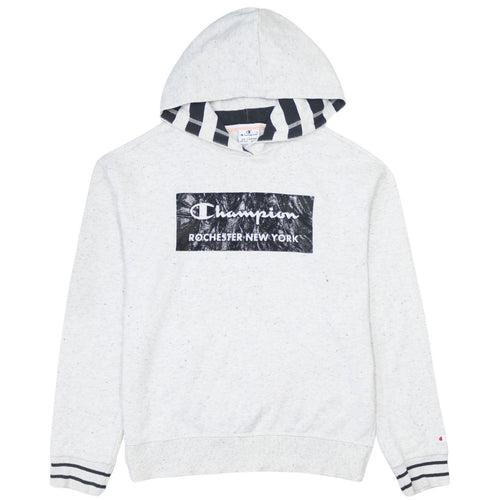 Champion Boys Grey 2XL Pullover Hoodie Rochester New York Graphic