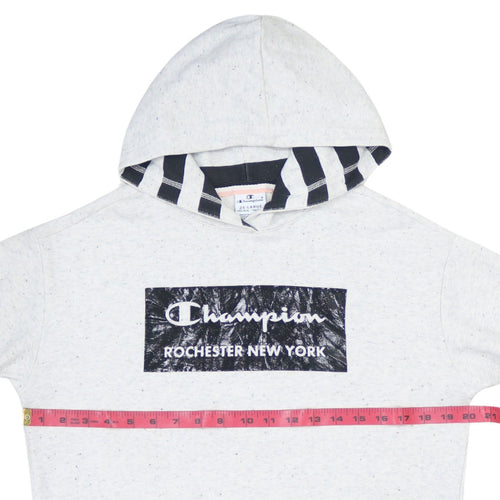 Champion Boys Grey 2XL Pullover Hoodie Rochester New York Graphic