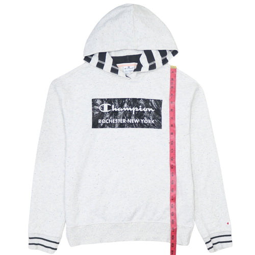 Champion Boys Grey 2XL Pullover Hoodie Rochester New York Graphic