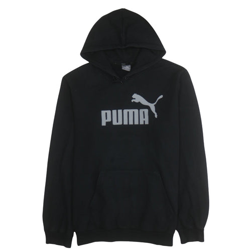 Puma Men's Black Pullover Hoodie L Regular Fit Sportswear