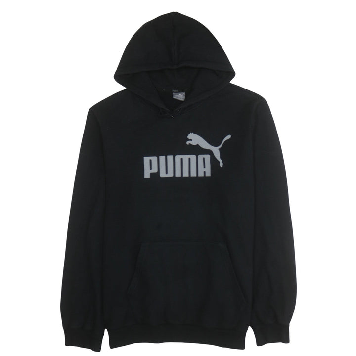 Puma Men's Black Pullover Hoodie L Regular Fit Sportswear