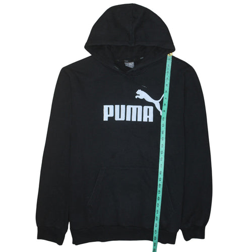 Puma Men's Black Pullover Hoodie L Regular Fit Sportswear