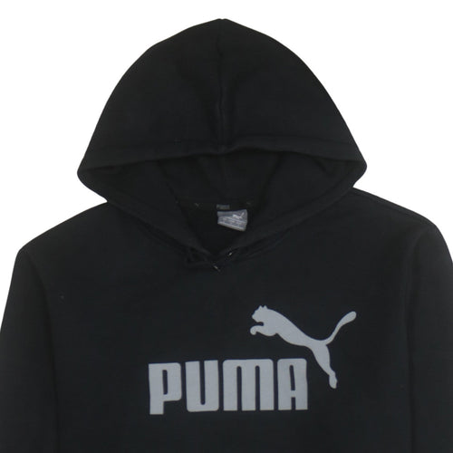 Puma Men's Black Pullover Hoodie L Regular Fit Sportswear