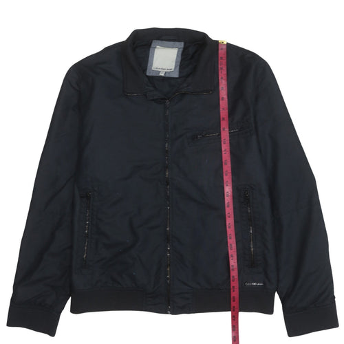 Calvin Klein Jeans Men's Black Bomber Jacket XL Nylon Casual