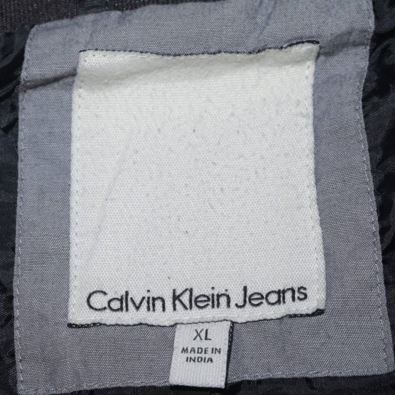 Calvin Klein Jeans Men's Black Bomber Jacket XL Nylon Casual