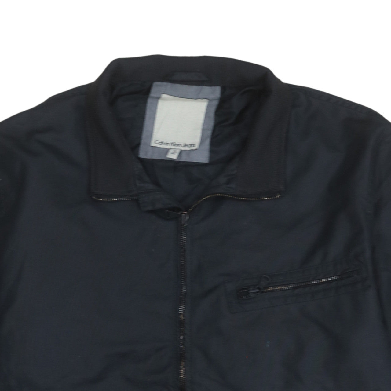 Calvin Klein Jeans Men's Black Bomber Jacket XL Nylon Casual
