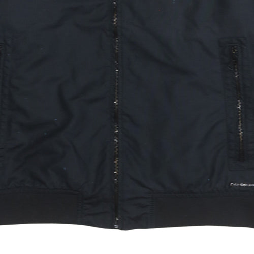 Calvin Klein Jeans Men's Black Bomber Jacket XL Nylon Casual