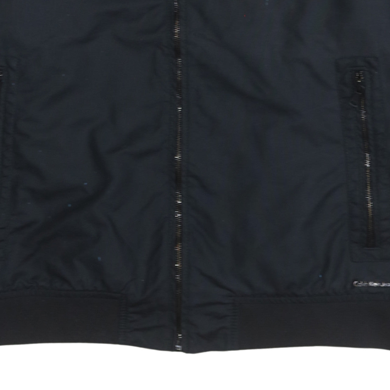 Calvin Klein Jeans Men's Black Bomber Jacket XL Nylon Casual
