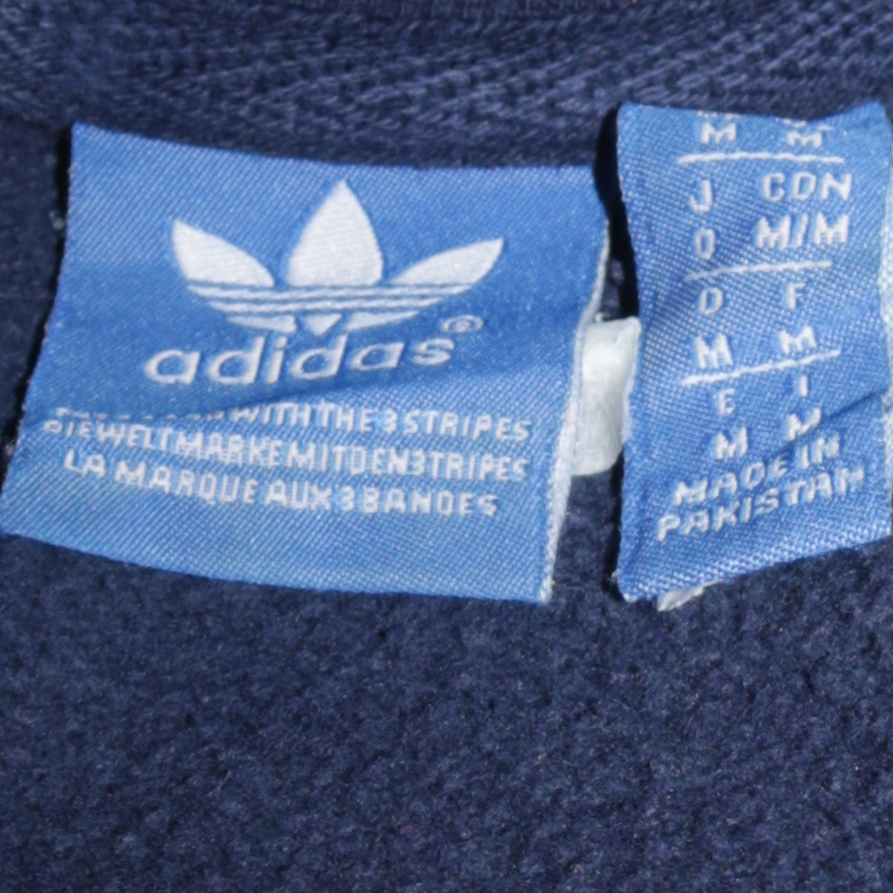 Adidas Men's Blue Crew Neck Logo Pullover Sweatshirt M