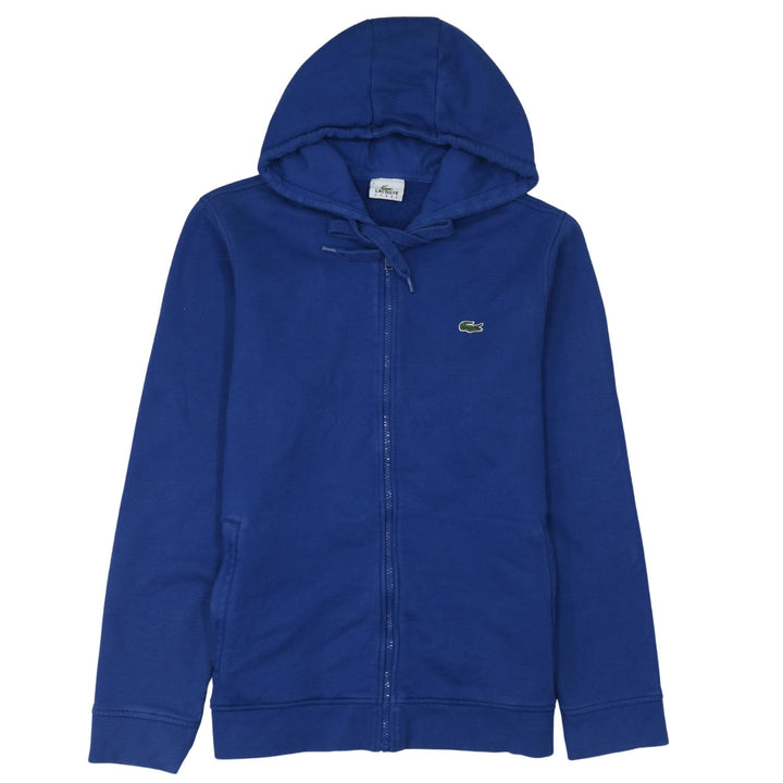Lacoste Sport Men's Blue Full Zip Hoodie L Cotton