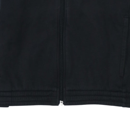 Adidas Boys Grey Full Zip Colourblock Hoodie 11-12 Years