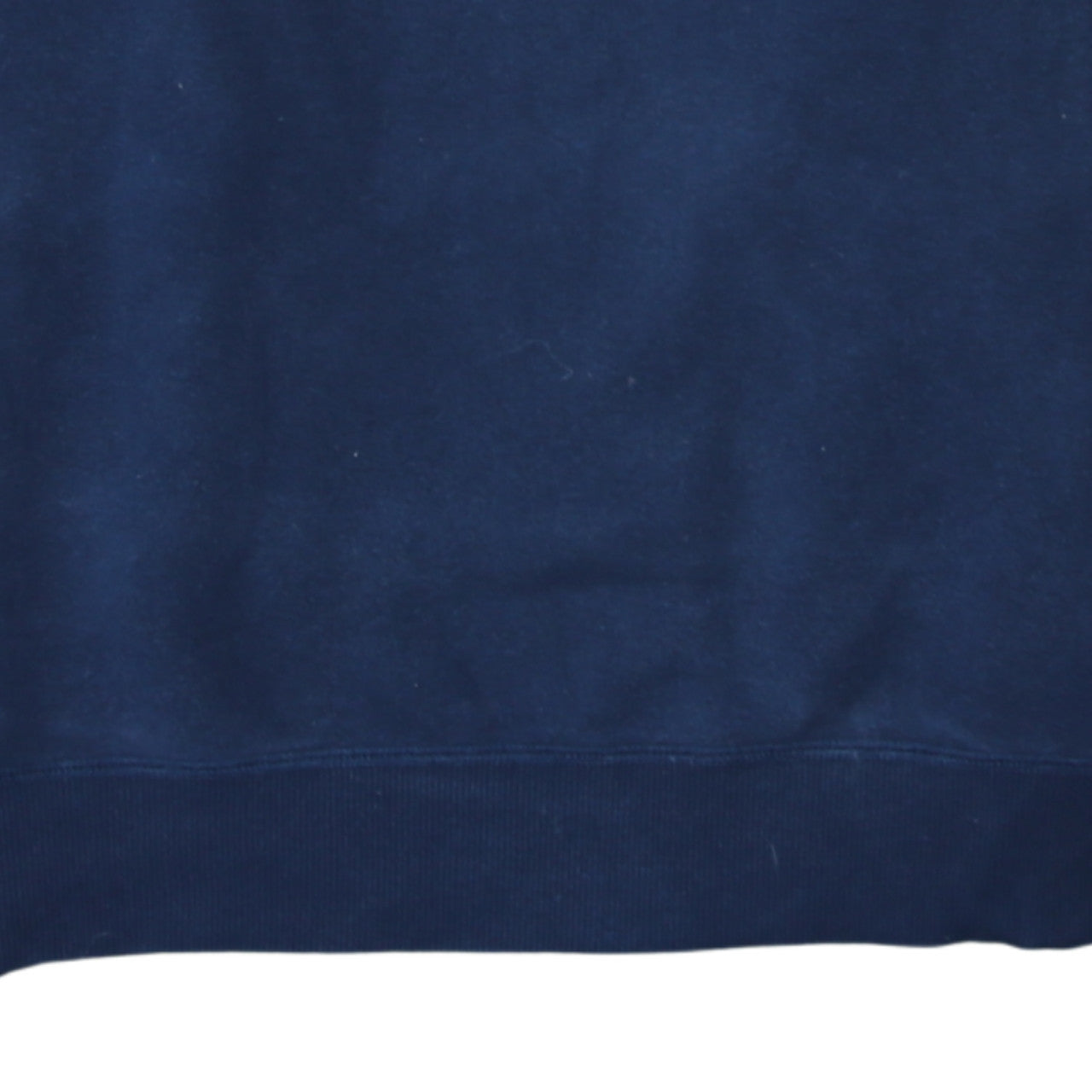 Converse Men Blue Logo Pullover Sweatshirt L Fleece Cotton Blend