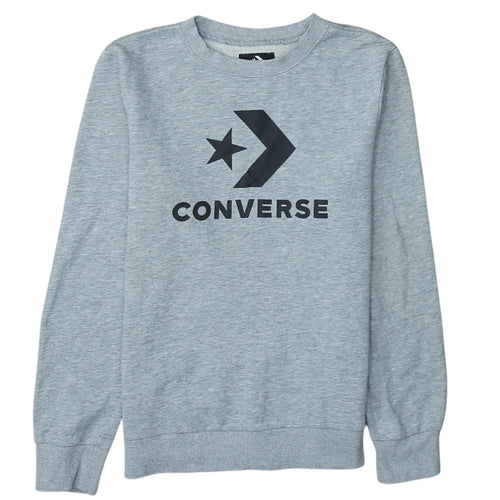 Converse Boys Grey Crew Neck Pullover Sweatshirt XL 13-15 Years