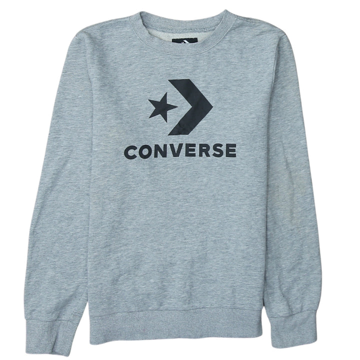 Converse Boys Grey Crew Neck Pullover Sweatshirt XL 13-15 Years