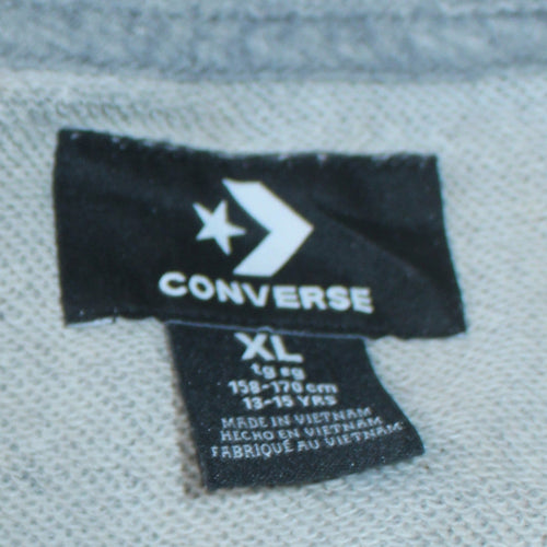 Converse Boys Grey Crew Neck Pullover Sweatshirt XL 13-15 Years