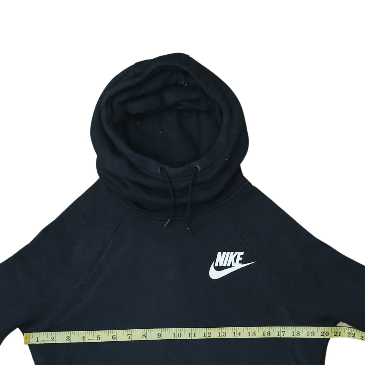 Nike Women's Black Pullover Hoodie Small Cotton Blend Sweatshirt