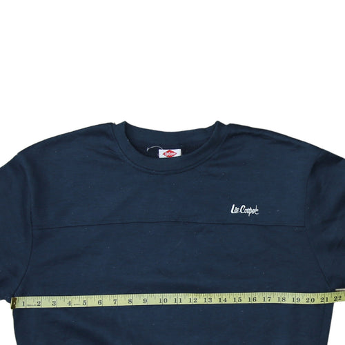 Lee Cooper Men’s Blue Crew Neck Pullover Sweatshirt M