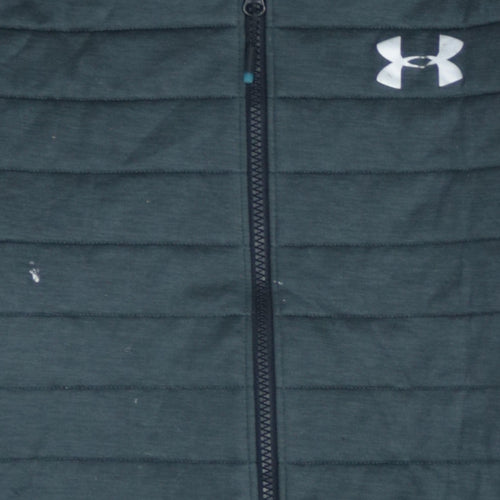 Under Armour Men’s Grey Hooded Full Zip Puffer Jacket L
