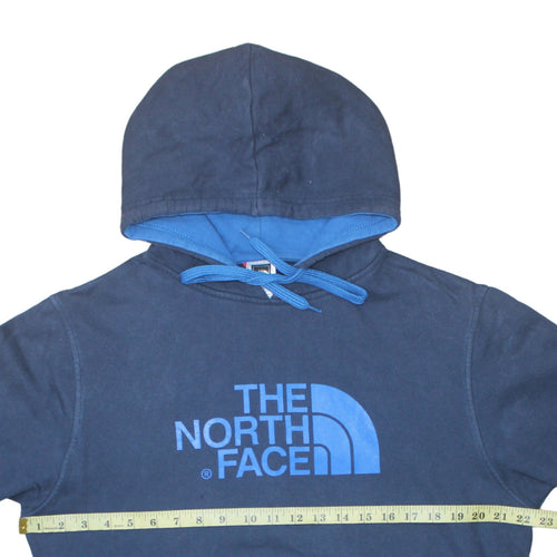 The North Face Mens Blue Pullover Hoodie M Graphic Outdoor Sweatshirt