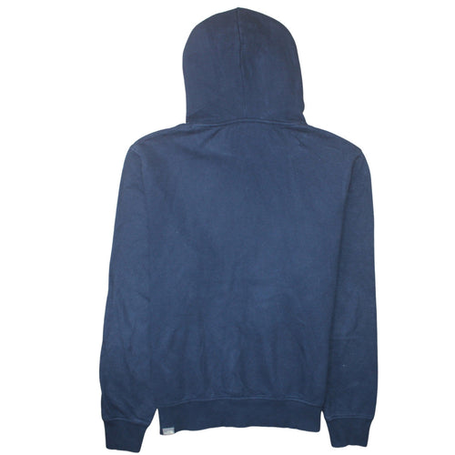 The North Face Mens Blue Pullover Hoodie M Graphic Outdoor Sweatshirt