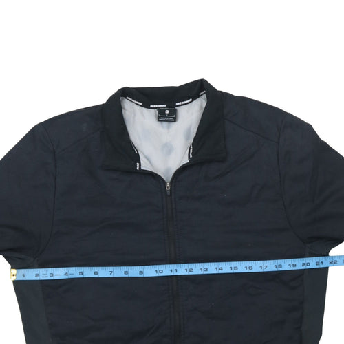 Nike Men's Black Large Aerolayer Running Track Jacket