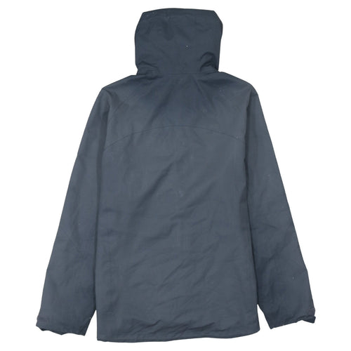 Jack Wolfskin Women's Blue Waterproof Hooded Rain Jacket Size 12
