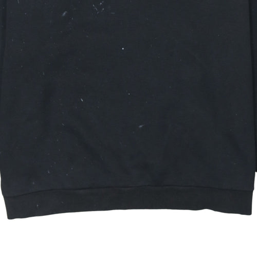 Puma Men's Black 2XL Pullover Crew Neck Fleece Sweatshirt