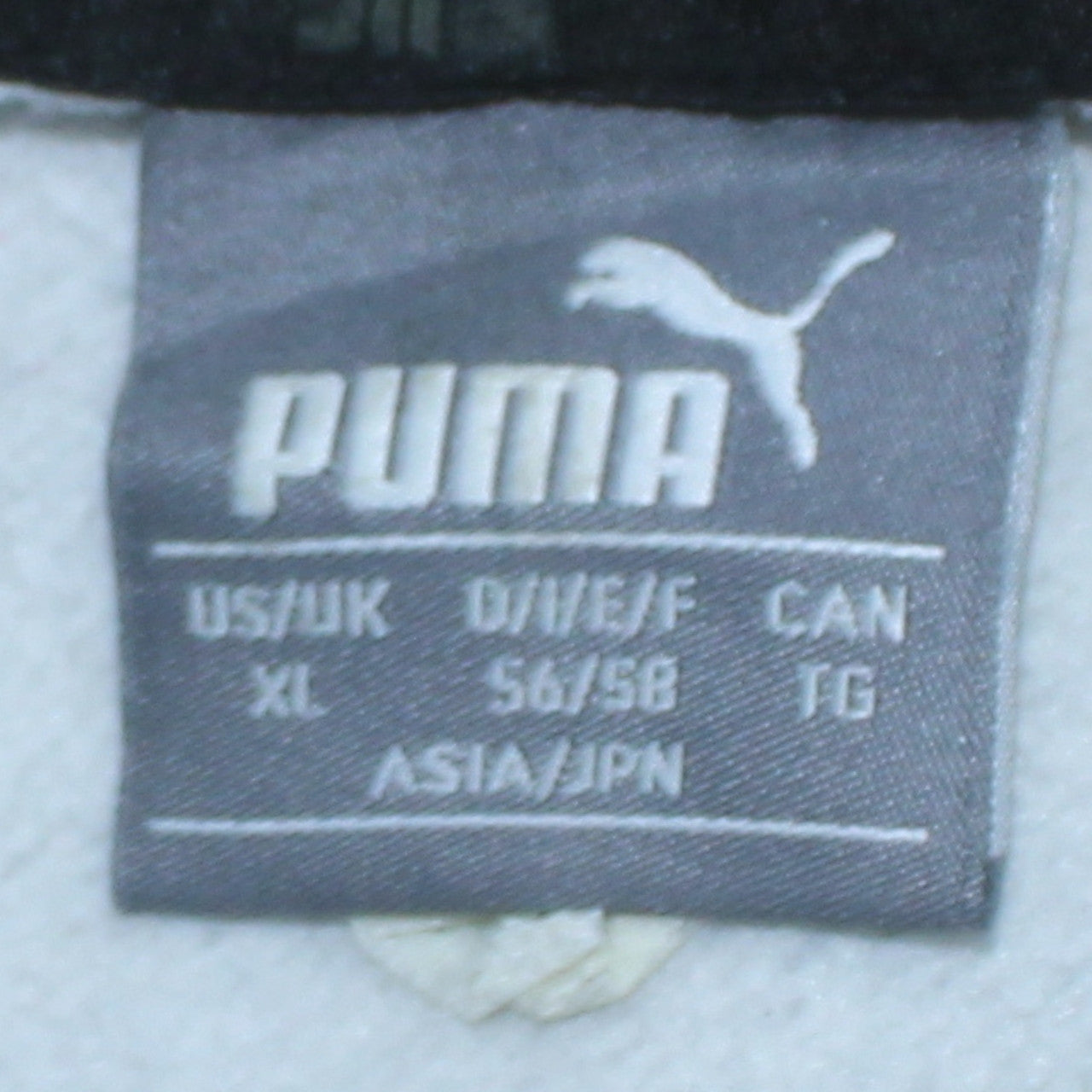 Puma Men's Grey XL Pullover Hoodie with Logo Print