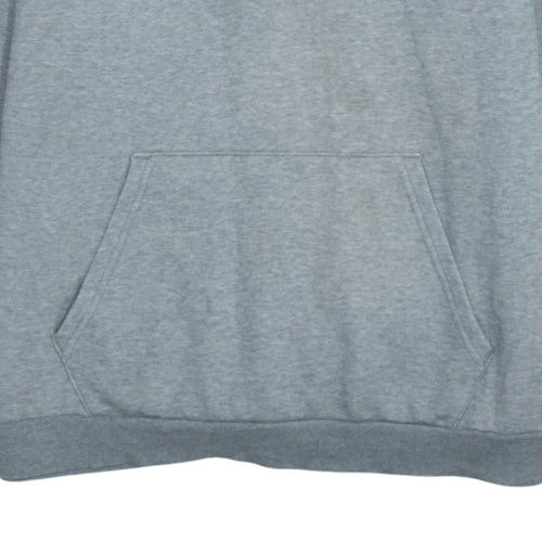 Puma Men's Grey XL Pullover Hoodie with Logo Print