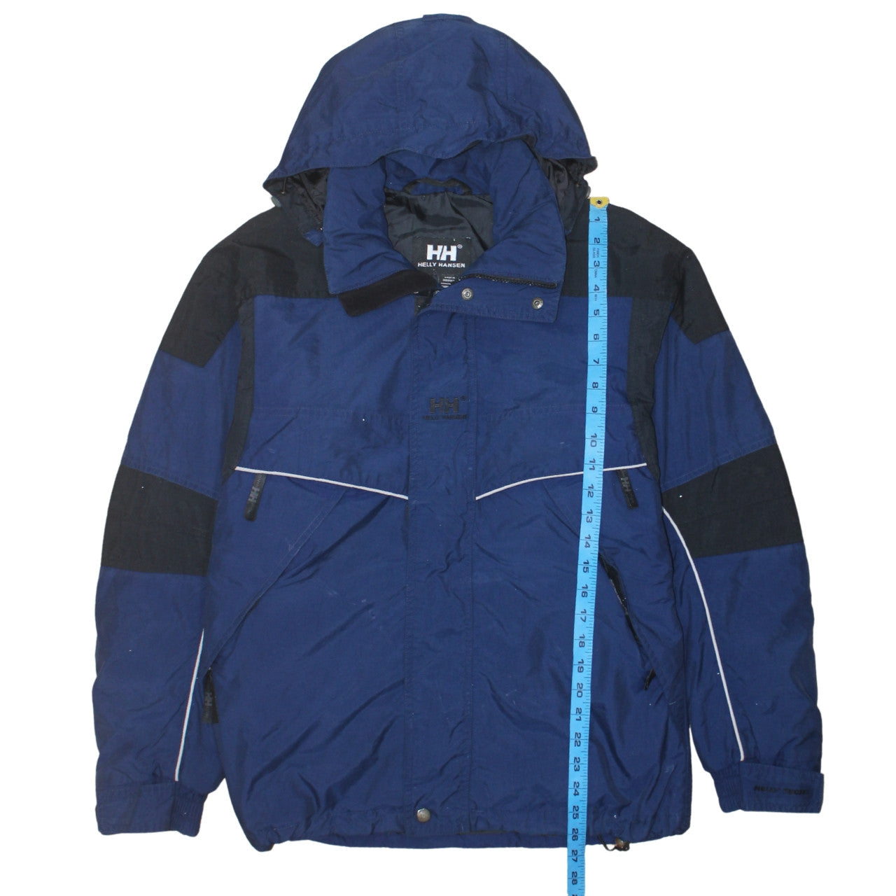 Helly Hansen Men's Blue Waterproof Parka Jacket S Hooded Winter Outdoor