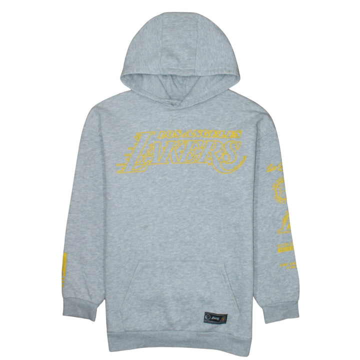 NBA Boys Grey Los Angeles Lakers Pullover Hoodie 12-13 Years Basketball Style