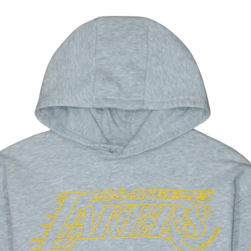 NBA Boys Grey Los Angeles Lakers Pullover Hoodie 12-13 Years Basketball Style