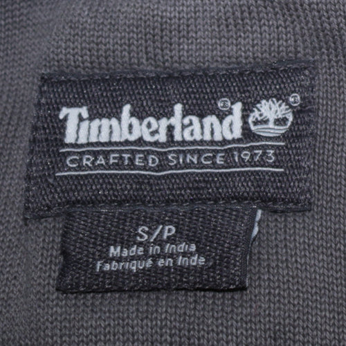 Timberland Men’s Grey 1/4 Zip Cotton Jumper Size S