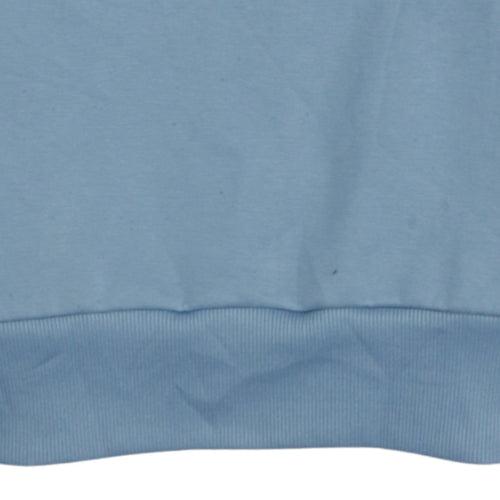 Fred Perry Men's Blue Crew Neck Sweatshirt Size S Classic Fleece