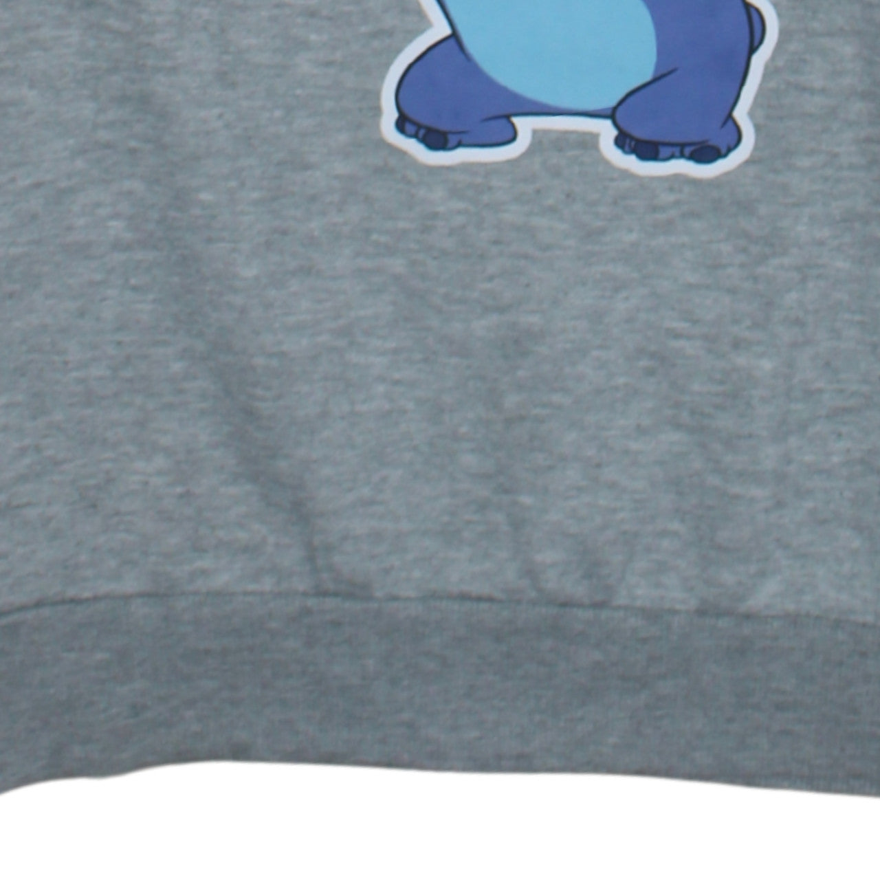 Disney Women Grey Stitch Pullover Sweatshirt Size M 10/12
