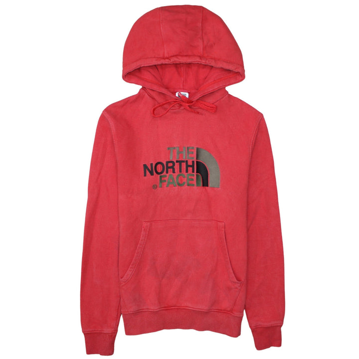 The North Face Mens Red XS Pullover Hoodie Graphic Fleece
