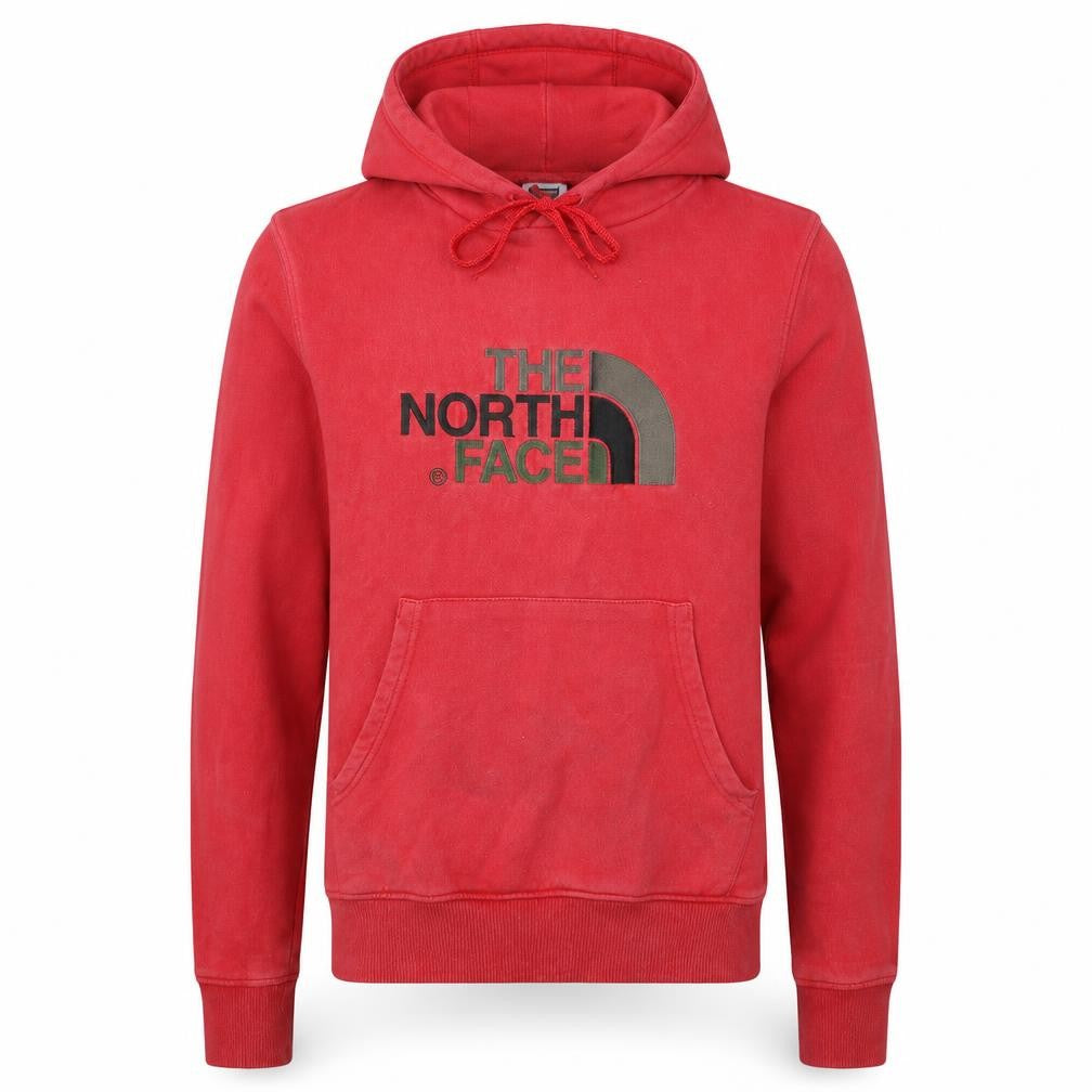 The North Face Mens Red XS Pullover Hoodie Graphic Fleece