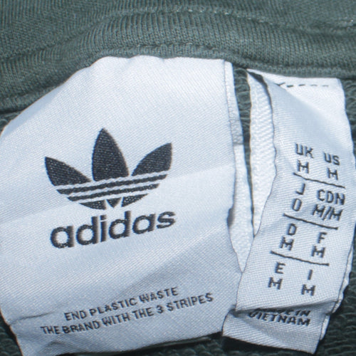 Adidas Adventure Womens Green Pullover Hoodie Size M Classic Fit
